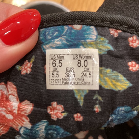 VANS Old Skool lace up/zip up skate shoes. Men’s 6.5/Women’s 8. GUC. - Picture 10 of 14